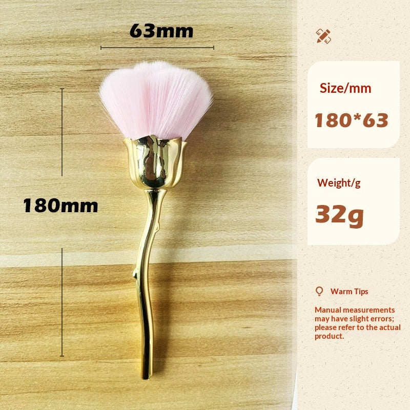Rose Loose Powder Makeup Brush Beauty Tool
