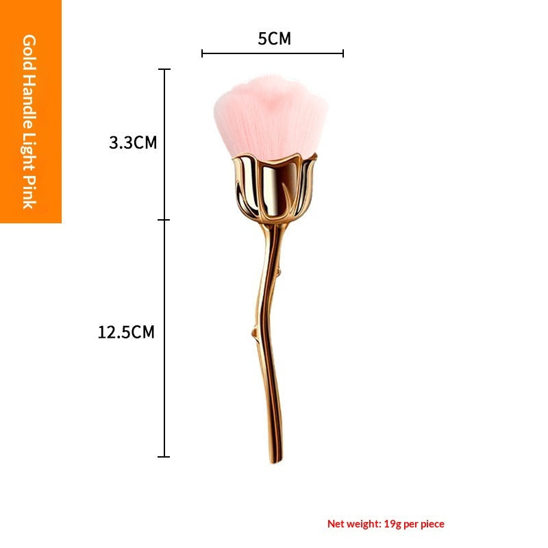 Rose Loose Powder Makeup Brush Beauty Tool