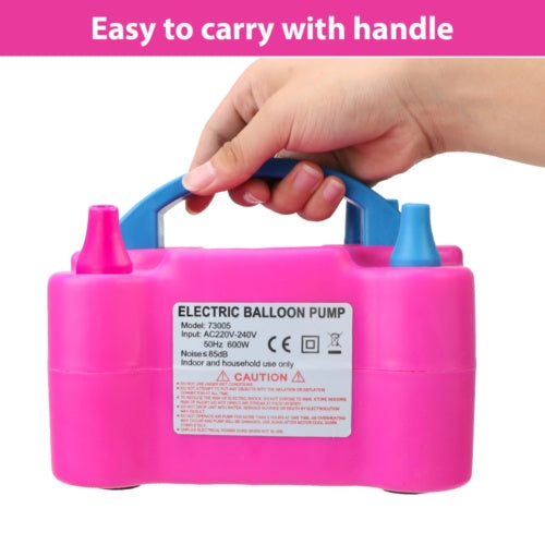 13000pa Electric Balloon Inflator With Dual Nozzle Party Air Blower Xmas UK