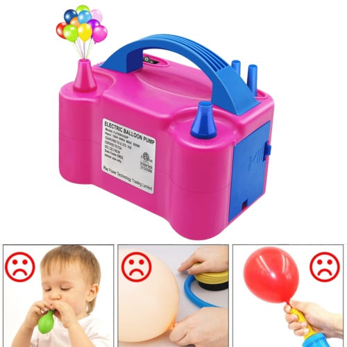 13000pa Electric Balloon Inflator With Dual Nozzle Party Air Blower Xmas UK