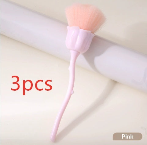 Rose Loose Powder Makeup Brush Beauty Tool